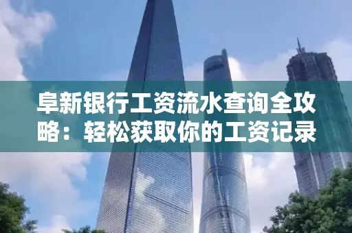 阜新银行工资流水查询全攻略：轻松获取你的工资记录