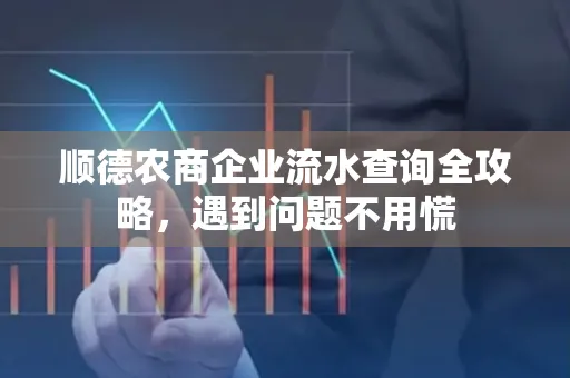 顺德农商企业流水查询全攻略，遇到问题不用慌